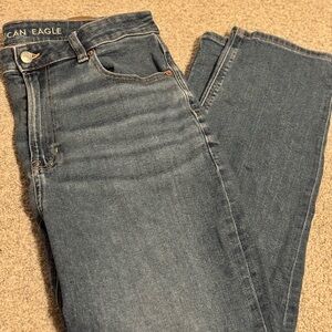 American Eagle Outfitters Blue Straight Leg Jeans
